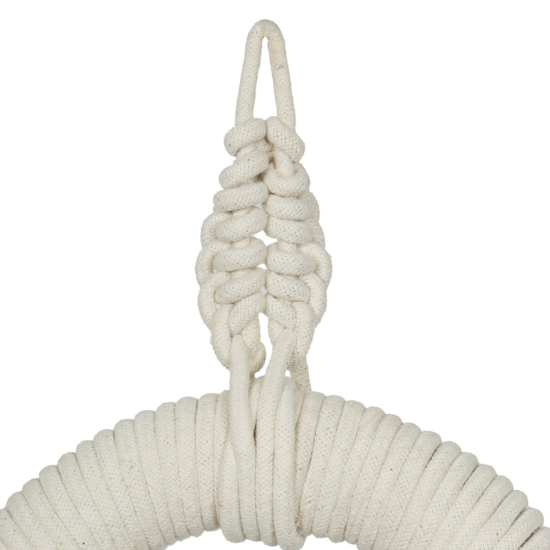 Pasha Natural Cotton Jute Tassel Wall Decor-zoom-