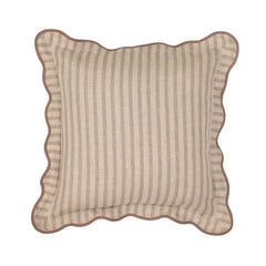 Striped 20" Linen Throw Pillow