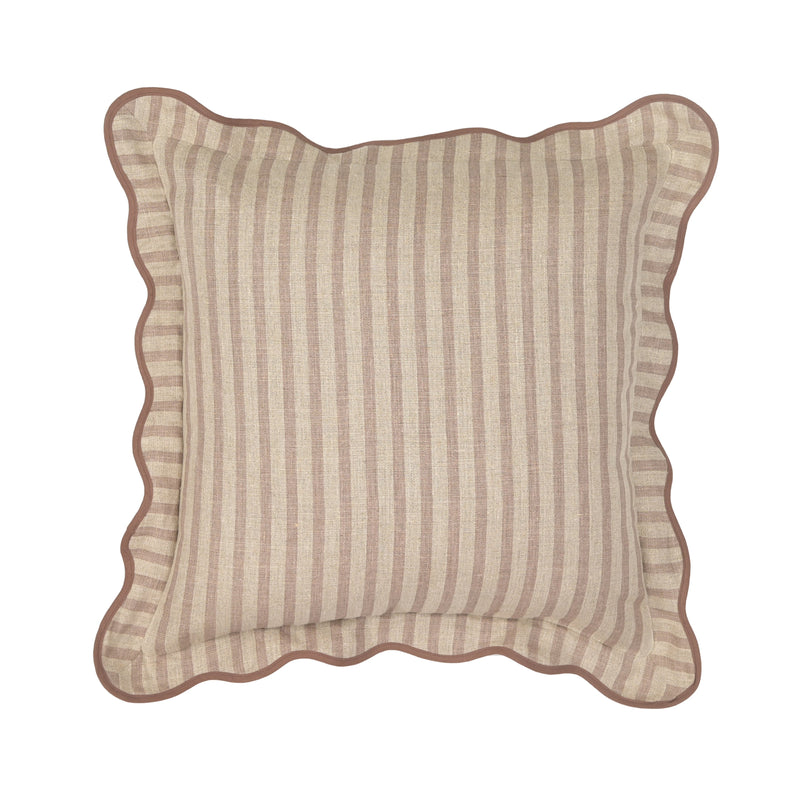 Striped 20" Linen Throw Pillow-zoom-