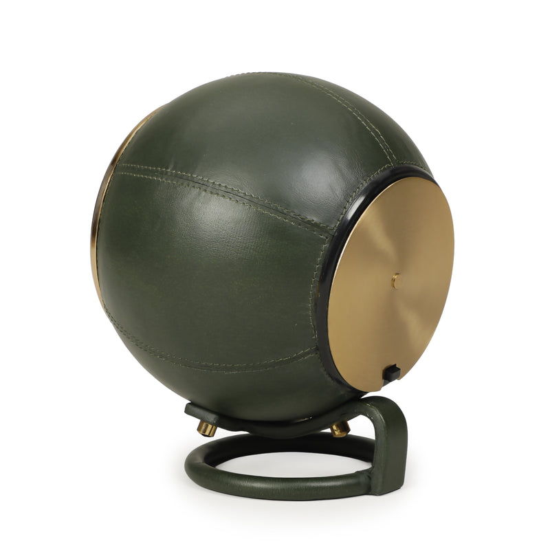Draper Dark Green Contract-Grade Standing Accent Clock-zoom-