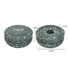 Gabby Stacking Candle Holder - Set of 2