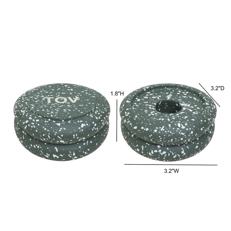 Gabby Stacking Candle Holder - Set of 2-zoom-