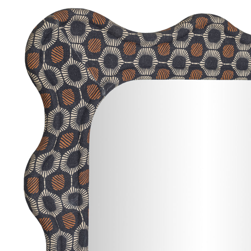 Charlene 39"X75" Squiggle Wall Mirror-zoom-