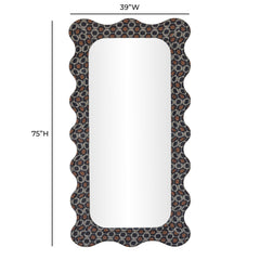 Charlene 39"X75" Squiggle Wall Mirror