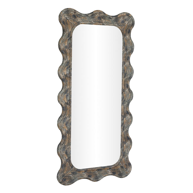 Charlene 39"X75" Squiggle Wall Mirror-zoom-