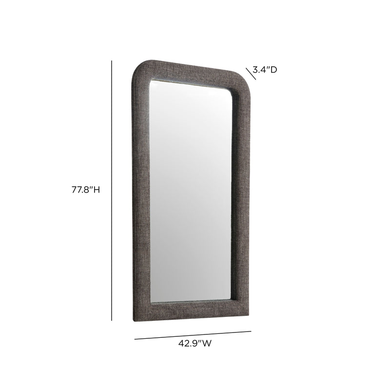 Heidi 43"X78" Upholstered Oversized Floor Mirror-zoom-