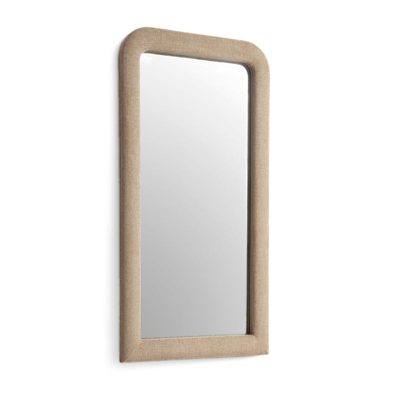 Heidi 43"X78" Upholstered Oversized Floor Mirror-zoom-
