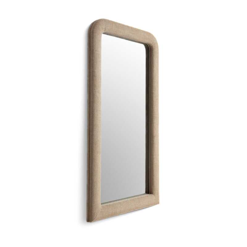 Heidi 43"X78" Upholstered Oversized Floor Mirror-zoom-