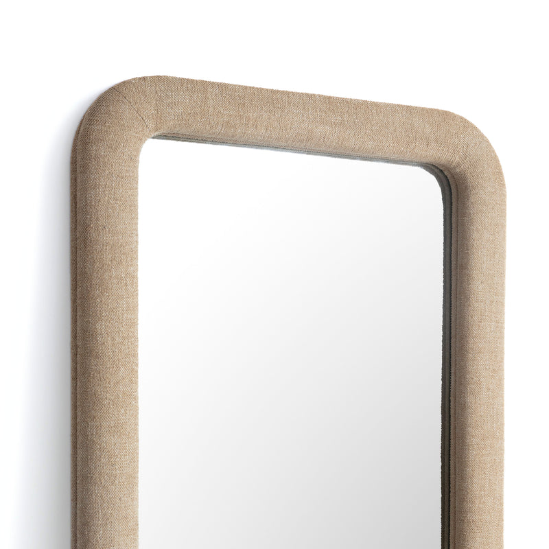 Heidi 43"X78" Upholstered Oversized Floor Mirror-zoom-