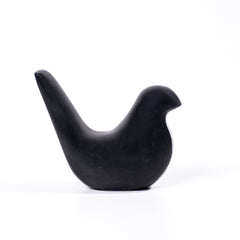 Black Marble Bird Statue