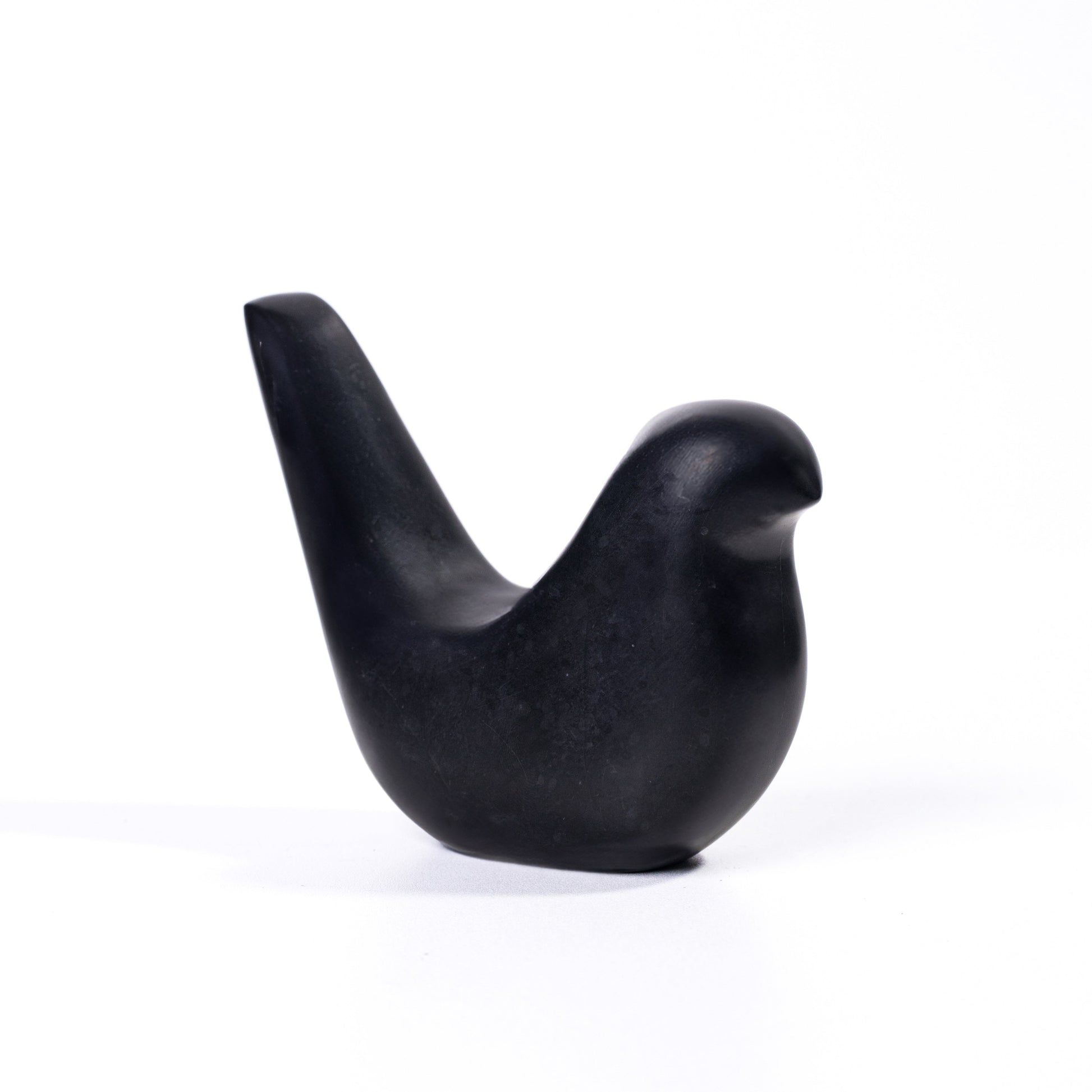 Black Marble Bird Statue