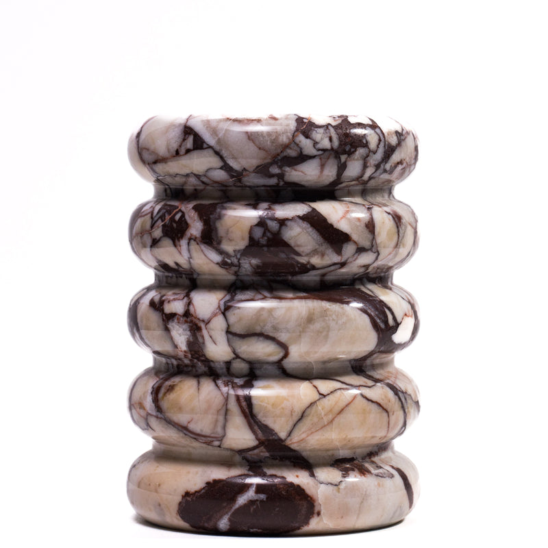 Marble Layered Decorative Vase-zoom-