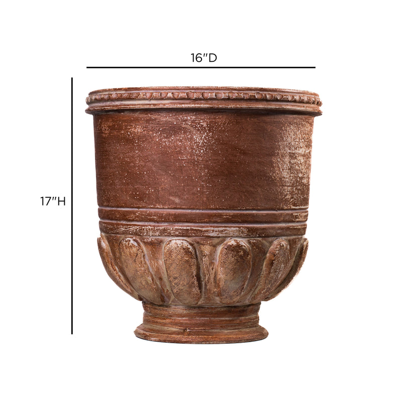Visha Grecian Terracotta Planter-zoom-