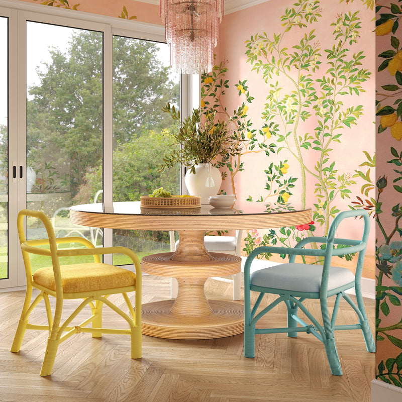 Ginny Rattan Dining Chair-zoom-