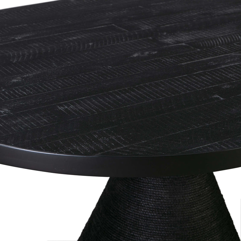 Rishi 120" Rope Oval Dining Table-zoom-