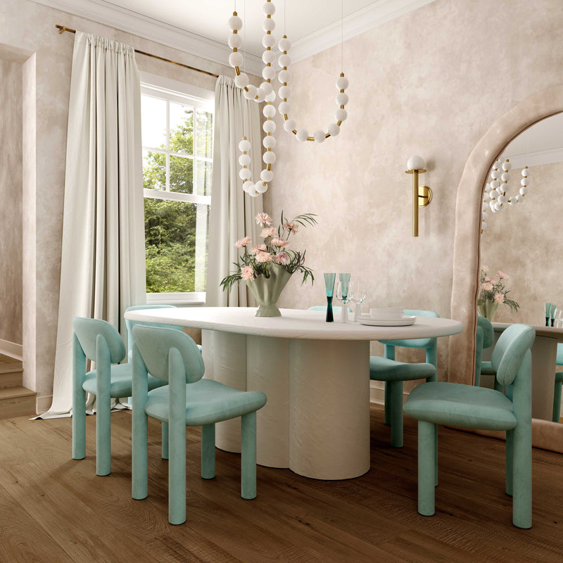 Elise Performance Velvet Dining Chair-zoom-