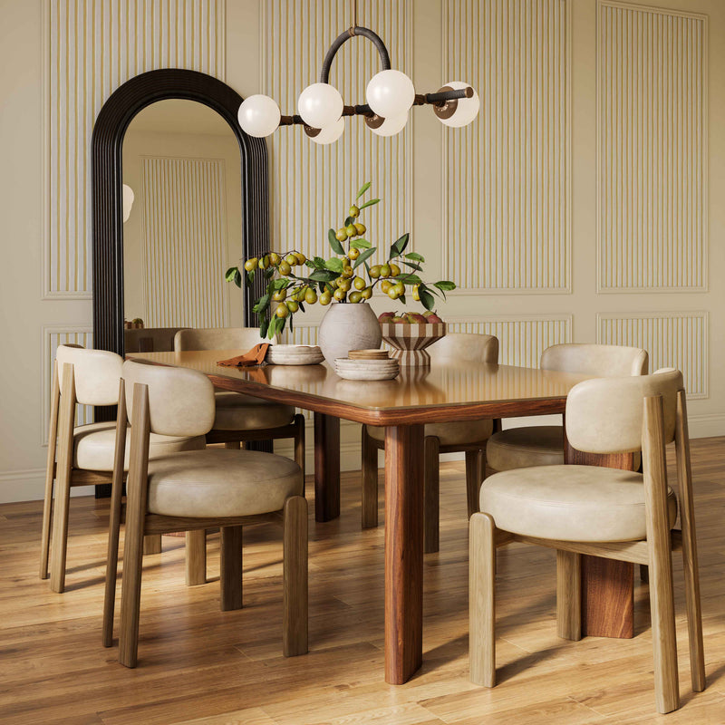 Odessa Performance Vegan Leather Dining Chair-zoom-