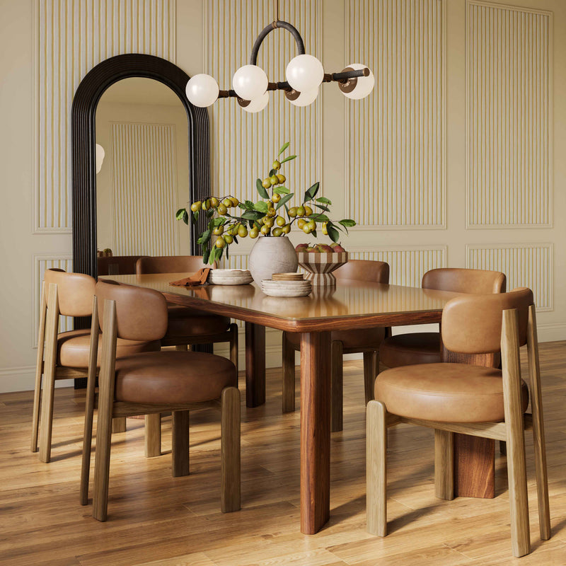Odessa Performance Vegan Leather Dining Chair-zoom-