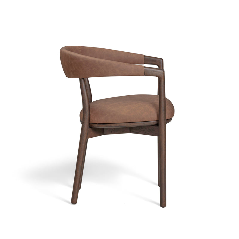 Vina Performance Vegan Leather Dining Chair-zoom-