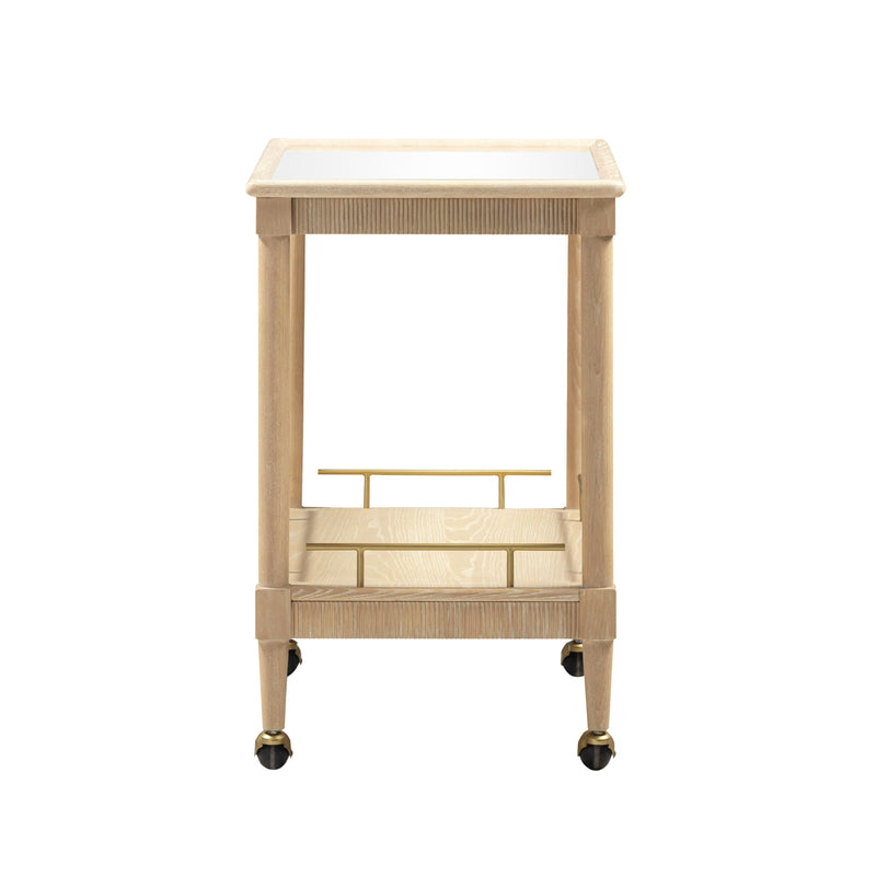 Slosh 37" Natural Ash Bar Cart-zoom-