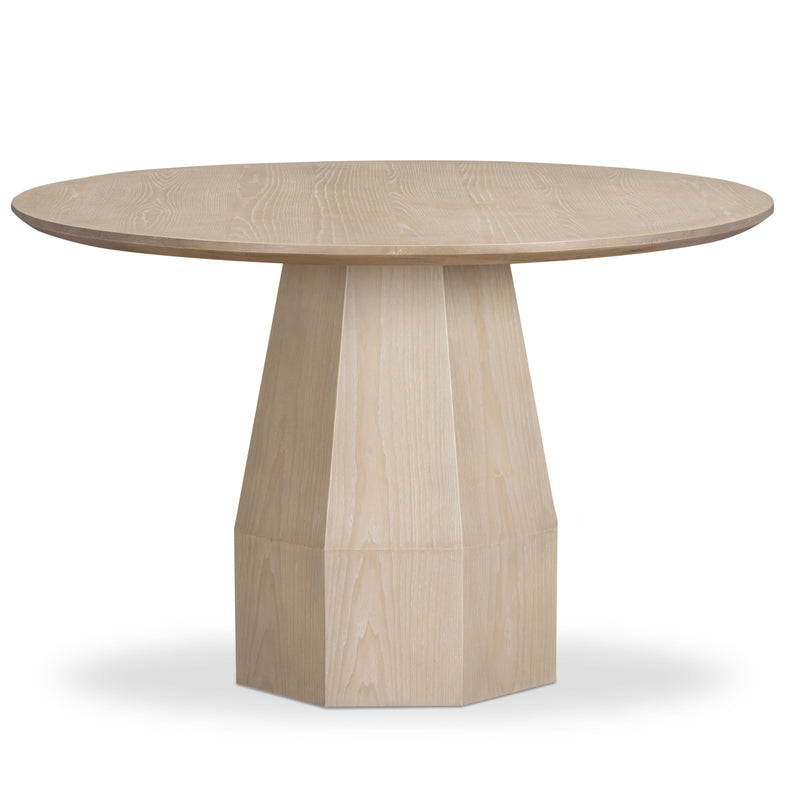 Brocha 48'' Ash Wood Round Dining Table-zoom-