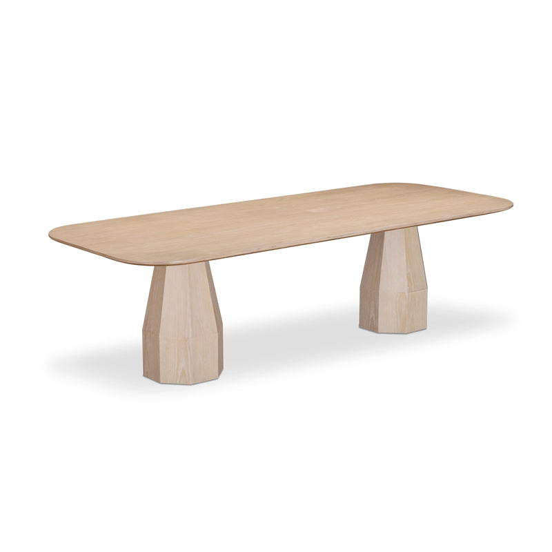 Brocha 106" Ash Wood Rectangular Dining Table-zoom-