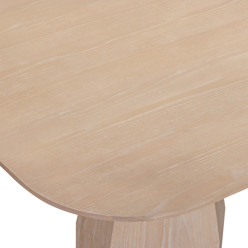 Brocha 106" Ash Wood Rectangular Dining Table-zoom-