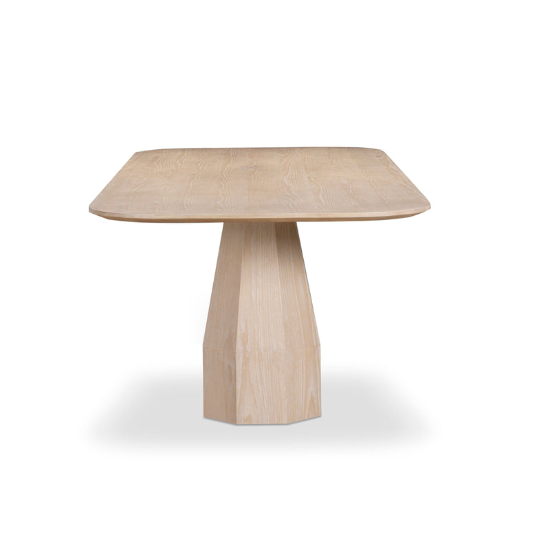 Brocha 106" Ash Wood Rectangular Dining Table-zoom-