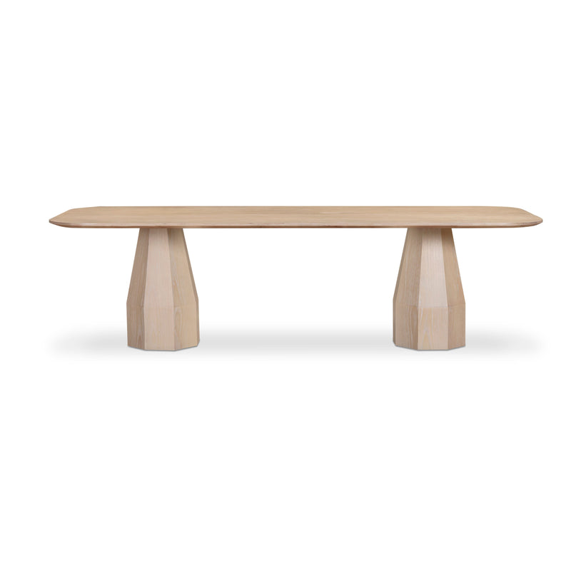 Brocha 106" Ash Wood Rectangular Dining Table-zoom-