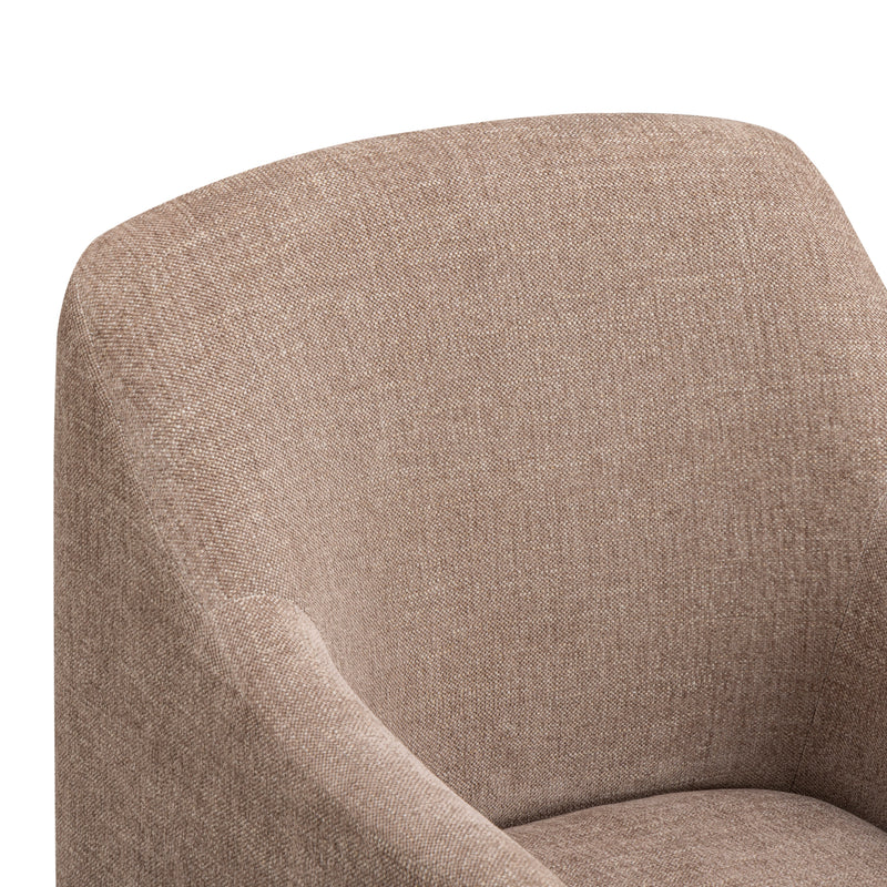 Helena Tall Textured Weave Performance Fabric Dining Chair-zoom-