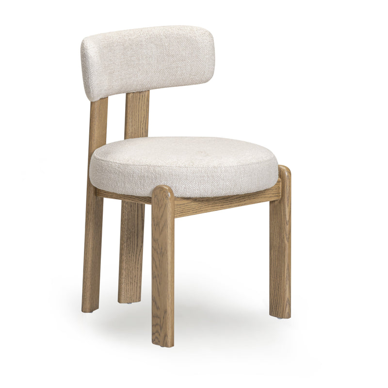Odessa Cream Performance Fabric Dining Chair-zoom-