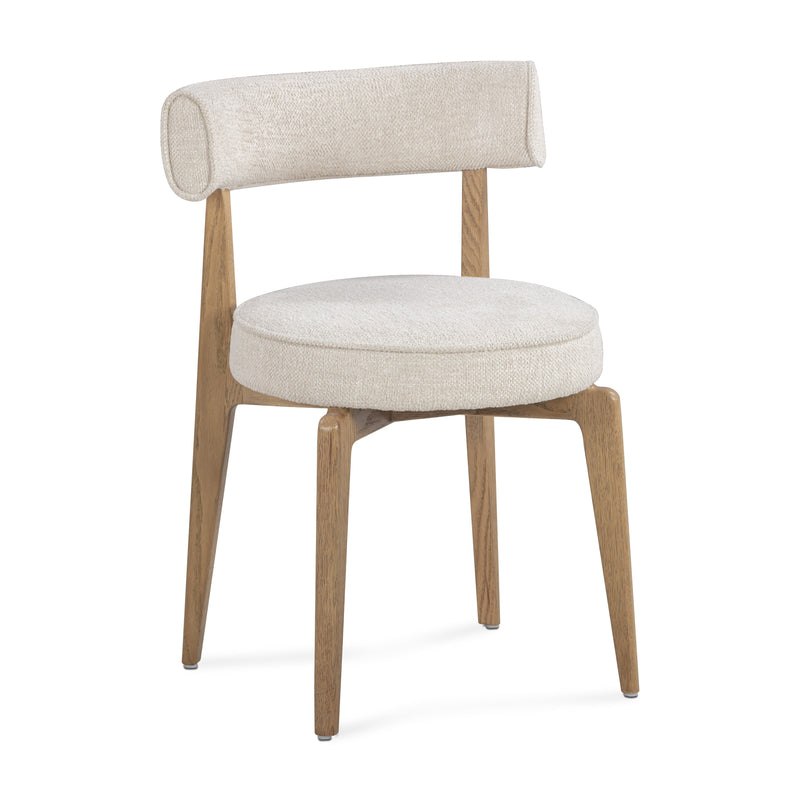 Nikita Cream Performance Fabric Dining Chair-zoom-
