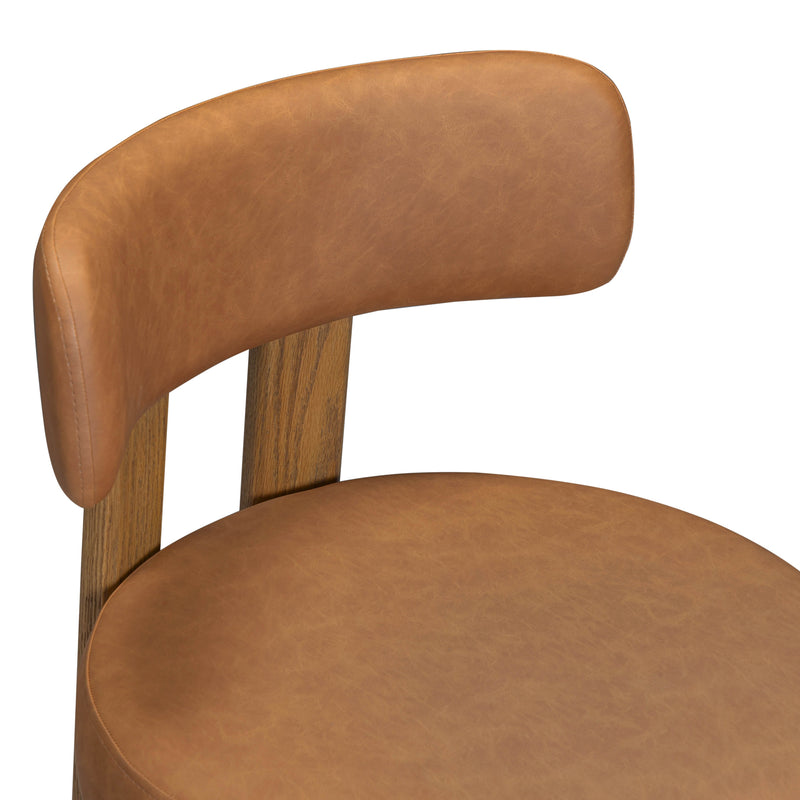 Odessa Performance Vegan Leather Counter Stool-zoom-