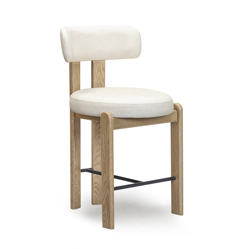 Odessa Performance Vegan Leather Counter Stool-zoom-