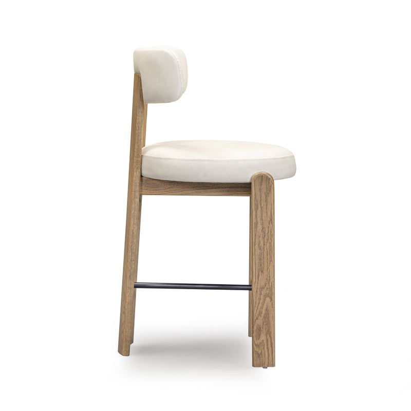 Odessa Performance Vegan Leather Counter Stool-zoom-