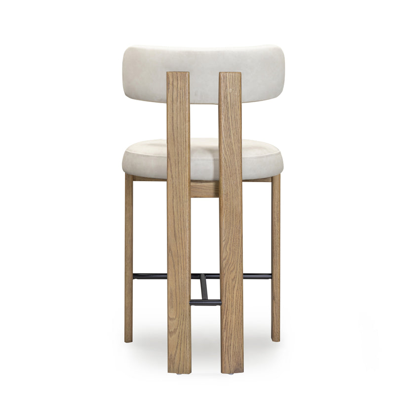 Odessa Performance Vegan Leather Counter Stool-zoom-