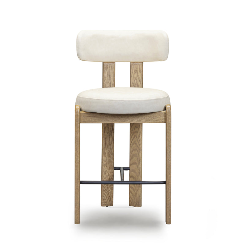 Odessa Performance Vegan Leather Counter Stool-zoom-