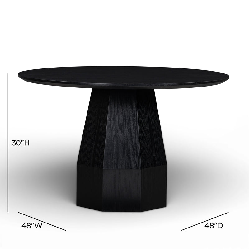 Brocha 48'' Ash Wood Round Dining Table-zoom-