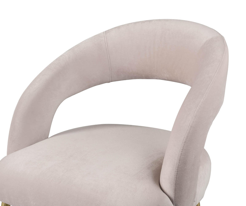 Rocco Performance Velvet Dining Chair-zoom-