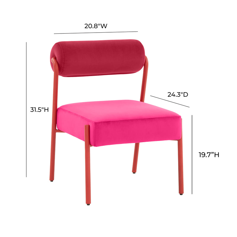 Jolene Performance Velvet Dining Chair - Set of 2-zoom-