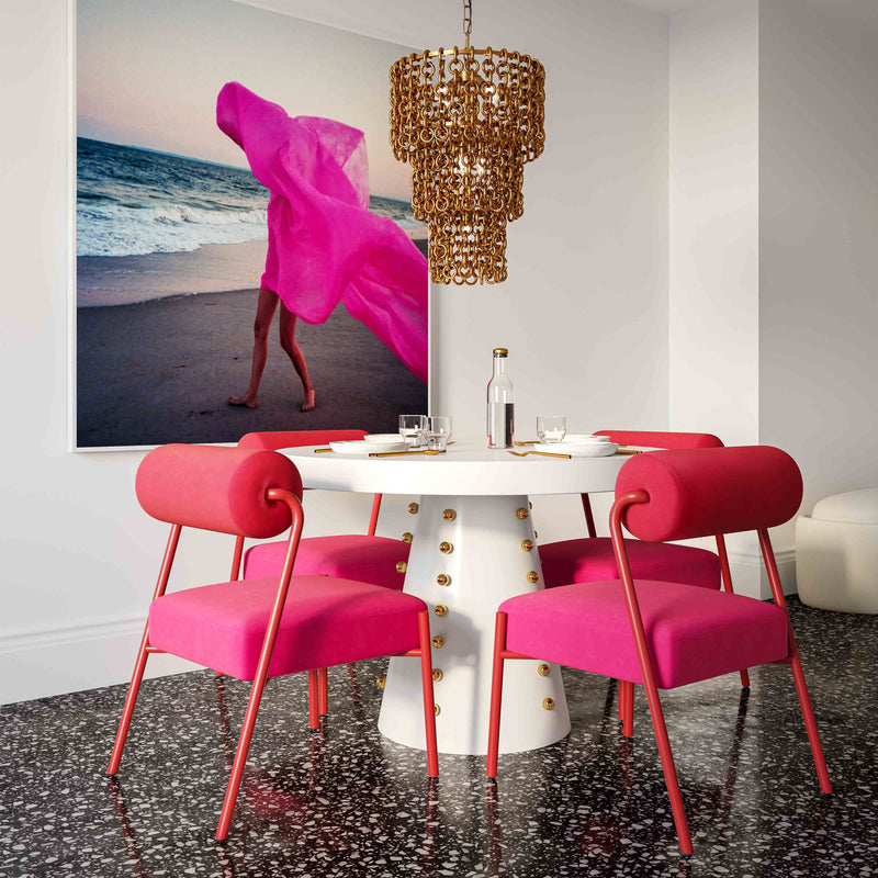 Jolene Performance Velvet Dining Chair - Set of 2-zoom-