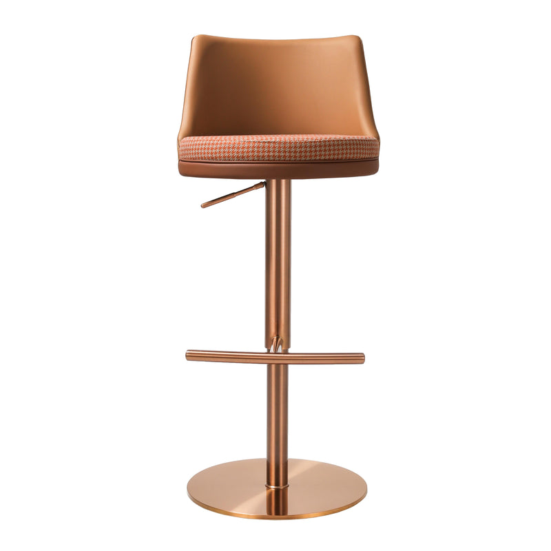 Reagan Performance Vegan Leather Adjustable Stool-zoom-