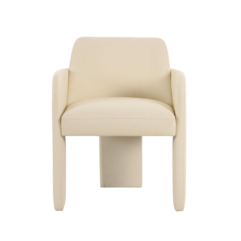 Leo Performance Vegan Leather Dining Chair-zoom-