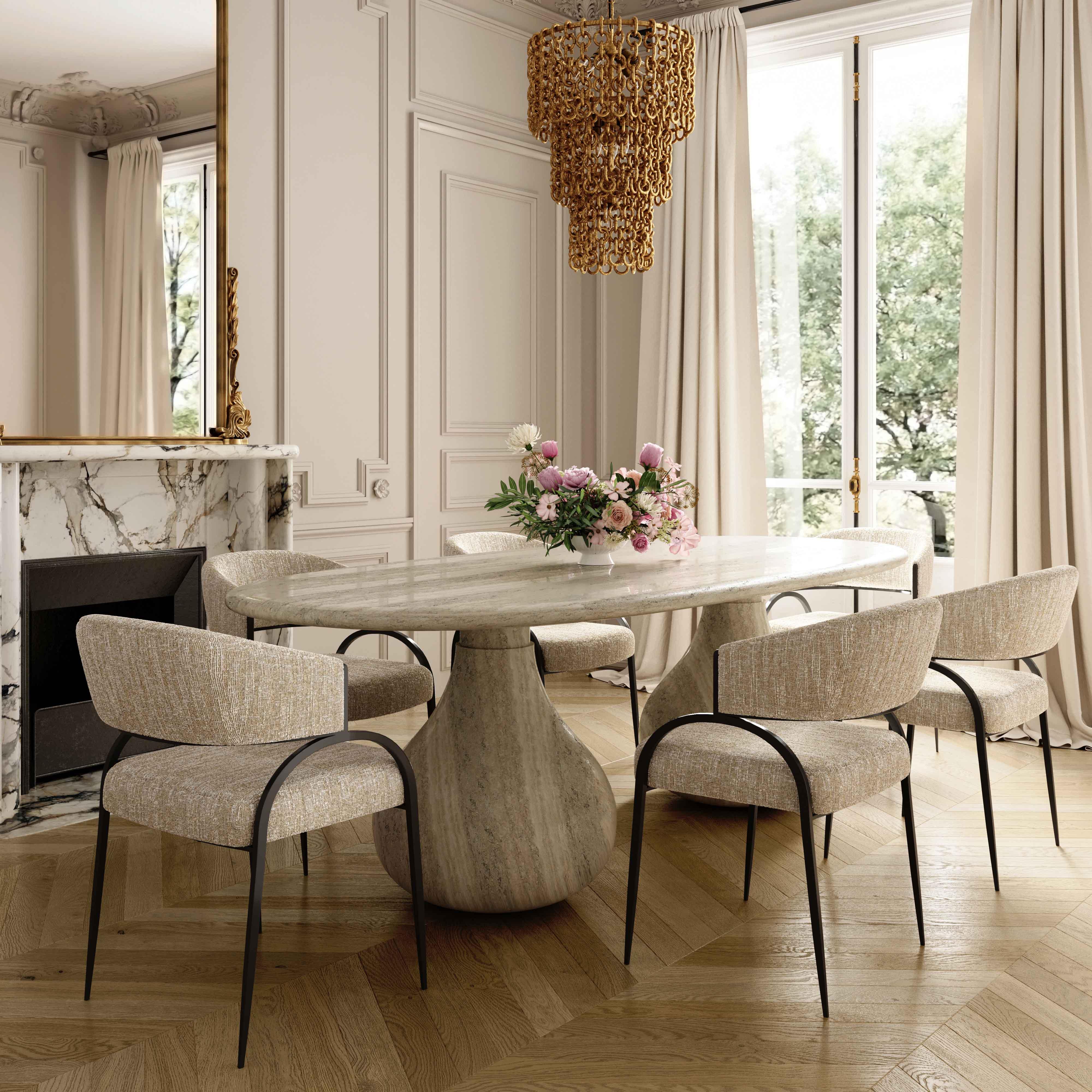 Tatum Dining Seating Collection – Dining Chair | Lusso Furniture (view 14)