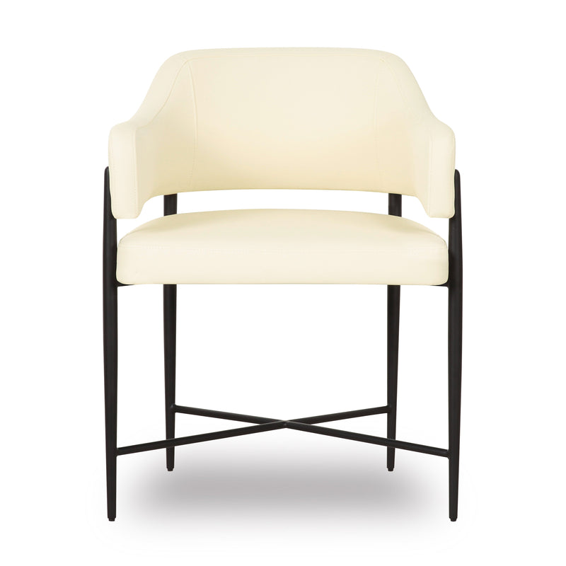 Sezanne Contract-Grade Vegan Leather Dining Chair-zoom-