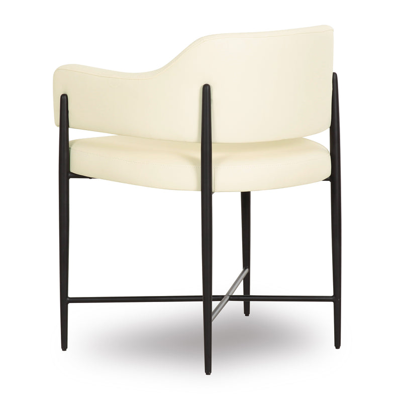 Sezanne Contract-Grade Vegan Leather Dining Chair-zoom-