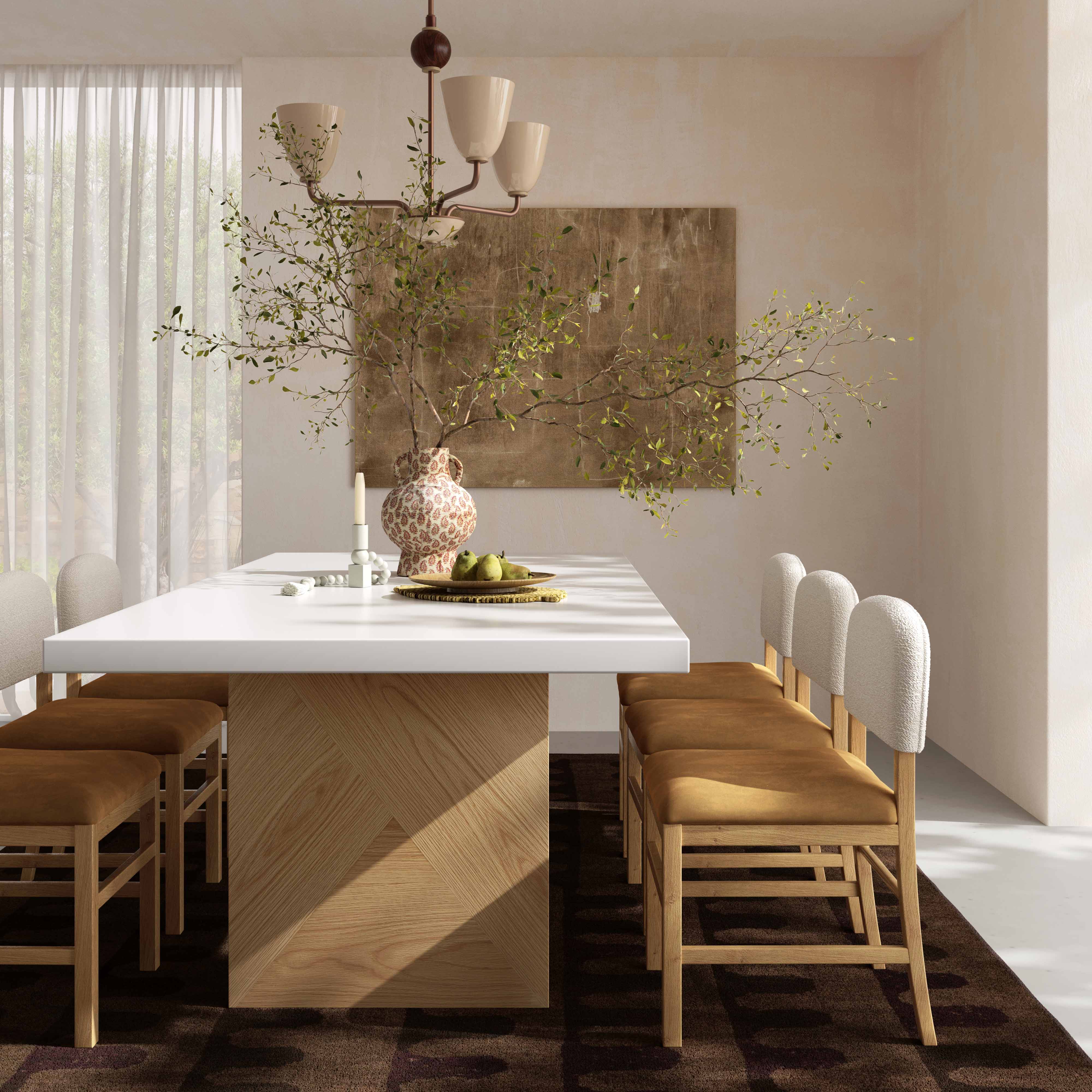 Calla Dining Seating Collection – Dining Chair | Lusso Furniture (view 2)