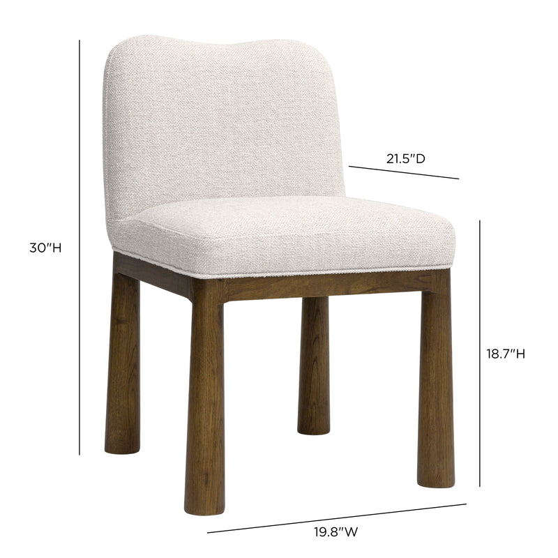 Tiara Performance Basketweave Fabric Dining Chair-zoom-
