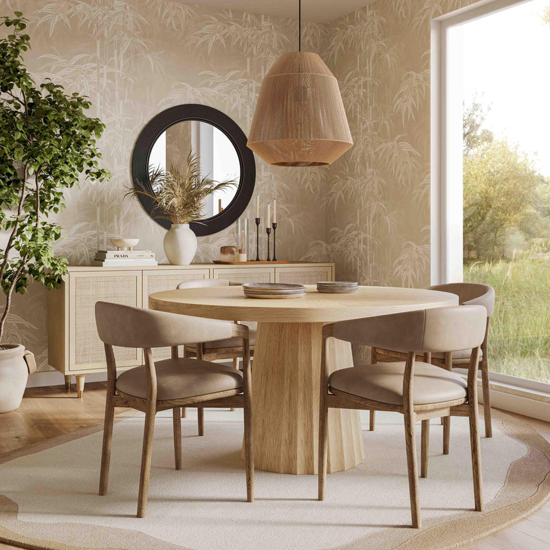Vina Performance Vegan Leather Dining Chair-zoom-