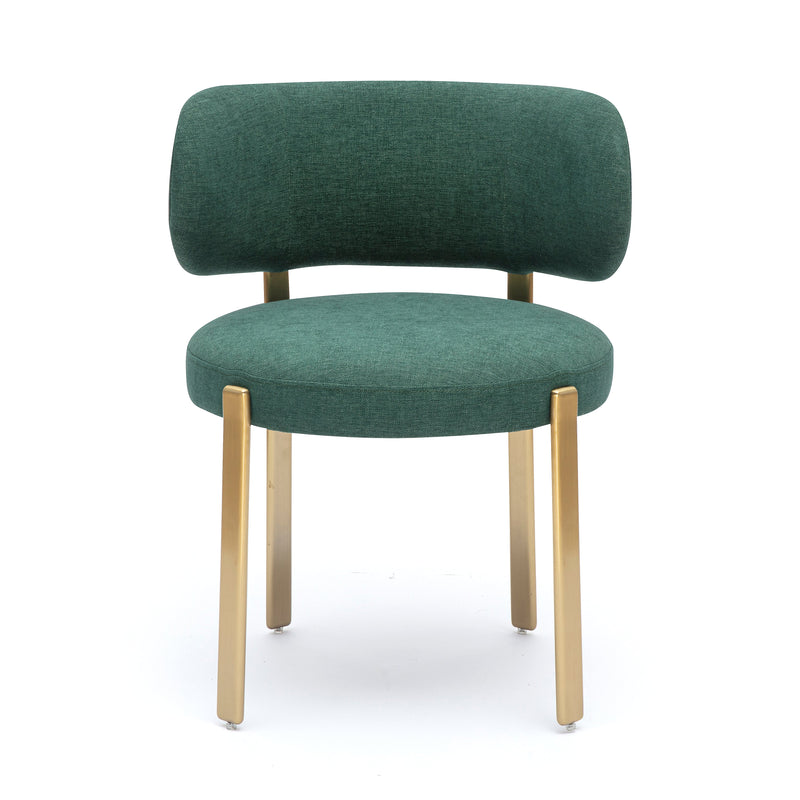 Margaret Green Performance Chenille Dining Chair-zoom-
